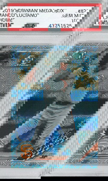 2019 Bowman Marco Luciano #82 PSA 10 Giants