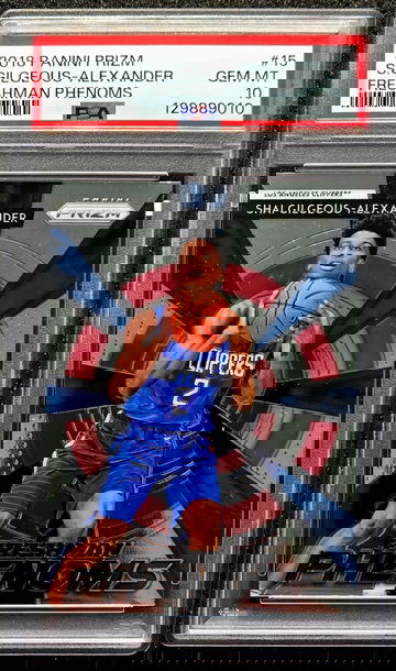 2018 Prizm Shai Gilgeous-Alexander Freshman Phenoms #15 RC Rookie PSA 10 