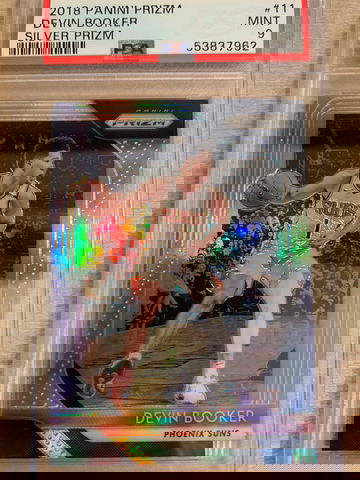 2018 Panini Prizm Silver Devin Booker PSA 9