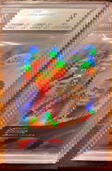 2003 E-Topps Lebron RC  /10000 BGS 9 