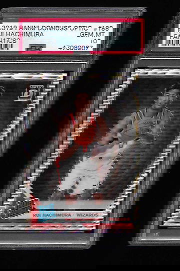 2019 Donruss Optic Fanatics Rui Hachimura PSA 10