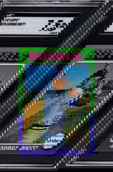 1975 Topps George Brett SGC 7.5