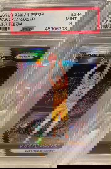 MORITZ WAGNER 2018-19 PANINI PRIZM SILVER PSA 9 