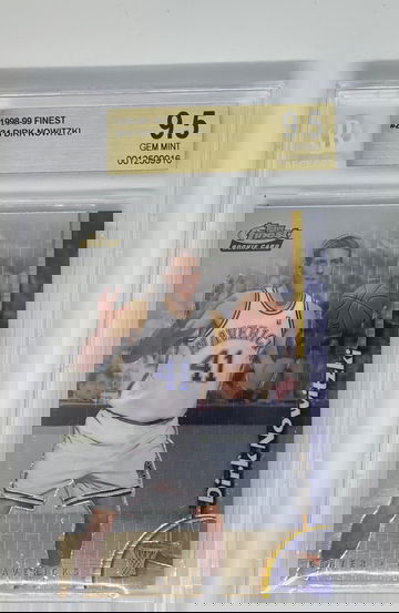 Dirk Nowitzki Topps Finest BGS 9.5