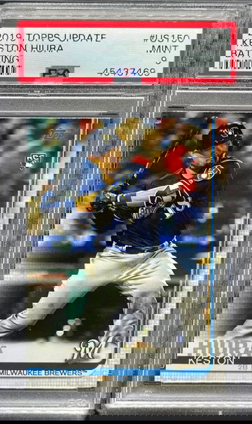 2019 Topps Update Keston Hiura PSA 9