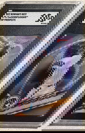 2022 Bowman's Best Top Prospects Jackson Chourio SGC 10 #TP-19
