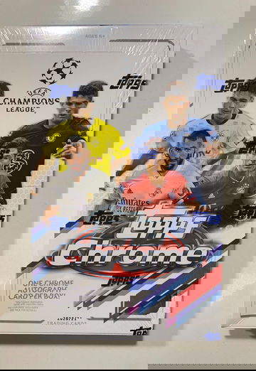 2020-21 Topps Chrome UEFA Champions League Hobby Box