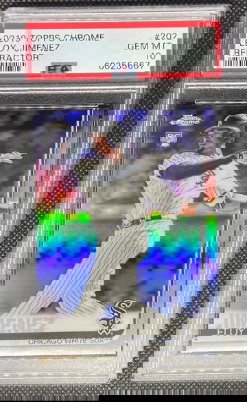 2019 Topps Chrome Eloy Jimenez Refractor Rookie #202 PSA 10 GEM MINT