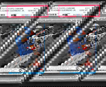 Vladimir Guerrero Jr. 2019 Topps Chrome #201 PSA 10 (2)