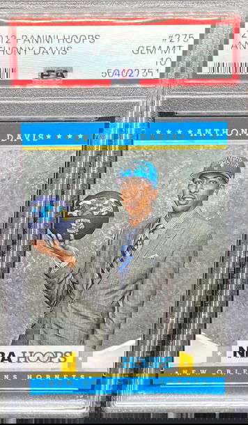 2012 PANINI HOOPS ANTHONY DAVIS ROOKIE RC PSA 10 GEM MINT