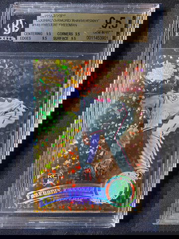 Freddie Freeman 2011 Topps Cognac Diamond Rookie BGS 9.5 PURE GEM