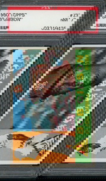 1960 Topps Bob Gibson #73 PSA NM 7