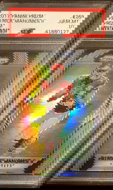 2017 Panini Prizm Patrick Mahomes II RC Silver #269 PSA 10