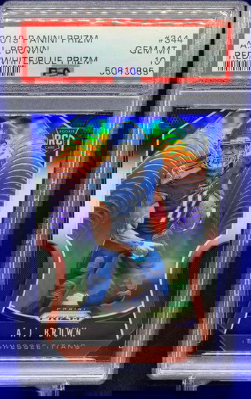 2019 Panini Prizm AJ Brown - Red White Blue - PSA 10