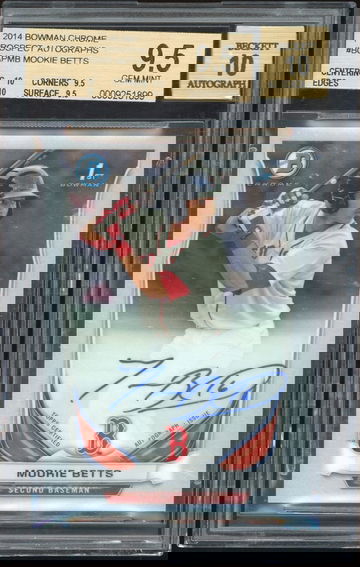 2014 Bowman Chrome Mookie Betts auto
