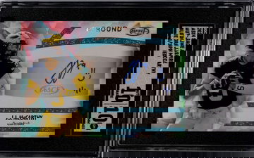 2024 Sage Aspire ASP-JJM JJ McCarthy Autographed Blue 1/1 SGC 10