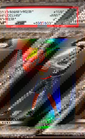 John Collins 2017 Prizm #109 Silver Prizm PSA 9