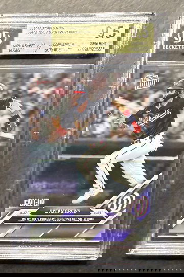 2024 Topps Now Dylan Crews RC #601 BGS 9.5 Gem Mint