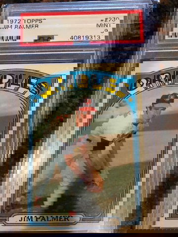 1972 Jim Palmer Topps #270-PSA 9
