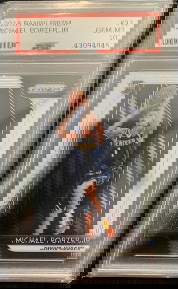 2018 Panini Prizm Michael Porter Jr - PSA 10 Gem Mint