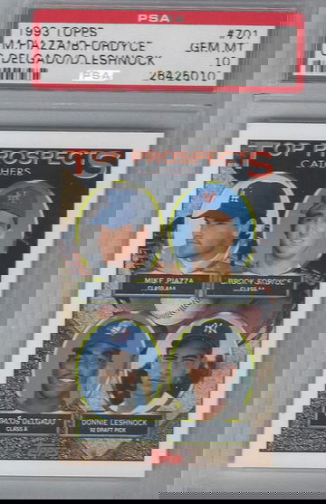 Mike Piazza / Carlos Delgado 1993 Topps