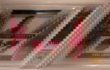 2007-08 SP ROOKIE THREADS GOLD ROOKIES #72 CARL LANDRY AUTO 35/50 BGS 9 MINT