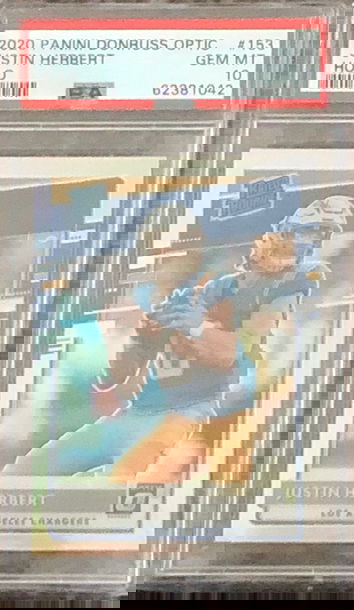 Justin Herbert Optic Holo PSA 10