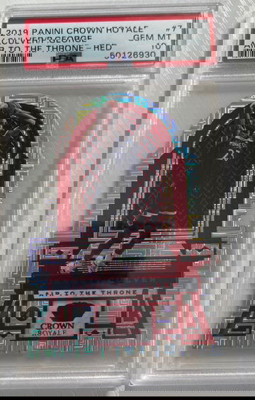 2019 Panini Crown Royale Culver / George Air to the Throne -Red /49 PSA 10 POP 1