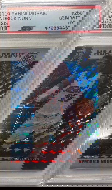 2019 Mosiac Kendrick Nunn Genesis SSP - PSA 10 - POP 16!