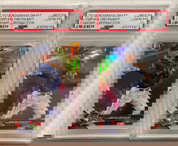2018 Bowman Chrome Refractor Jordan Groshans Lot of 2