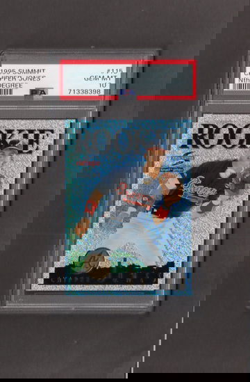 1995 Score Summit Nth Degree Rookie #115 Chipper Jones PSA 10 RARE Pop 9