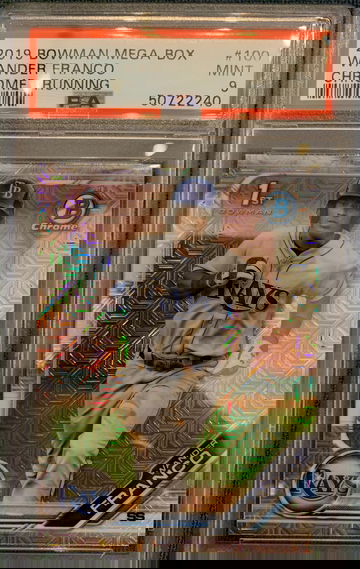 2019 1st Bowman Chrome Mega Box Wander Franco PSA 9