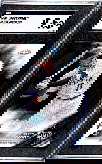 2016 Topps Chrome Trevor Story SGC 9.5