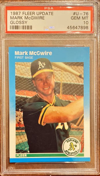 Mark McGwire 1987 Fleer Glossy RC