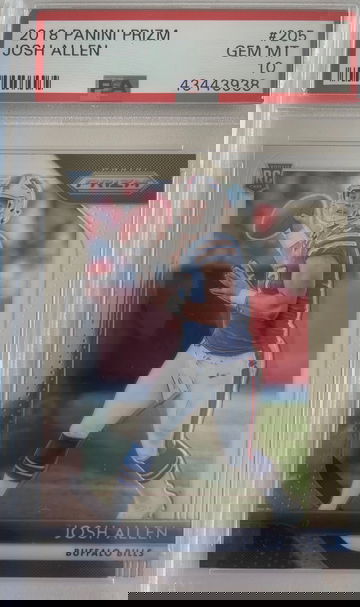 2018 Panini Prizm Josh Allen PSA 10
