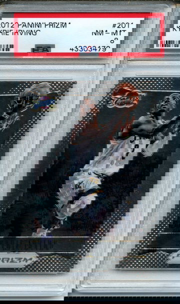 2012 Panini Prizm Kyrie Irving #201 PSA NM-MT 8