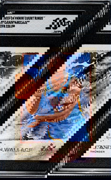 2023-24 Panini Court Kings #27 Cason Wallace Water Color SGC 10