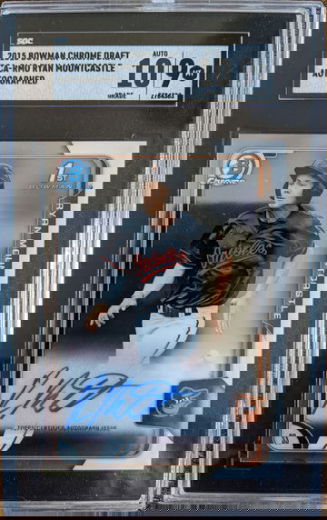 2015 Bowman Chrome Ryan Mountcastle RC SGC 9 10 auto