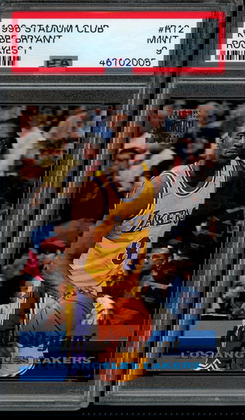 1996 Stadium Club Series 1 #R12 Kobe Bryant PSA Mint 9