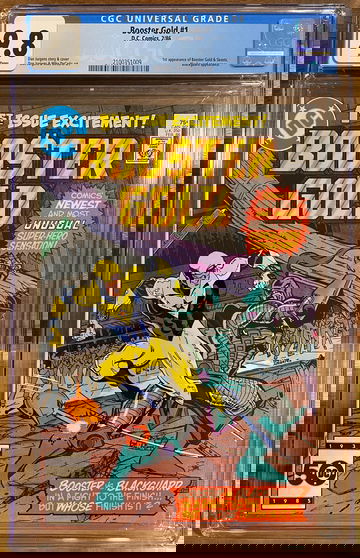 Booster Gold #1 CGC 9.8 1st Booster Gold