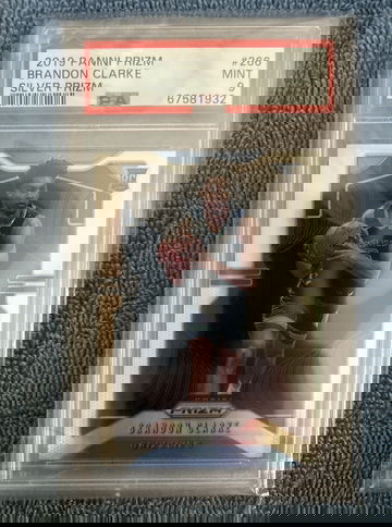 2019 Panini Prizm Silver #266 Brandon Clarke RC PSA 9