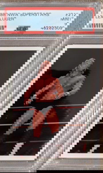 1988 NWA Wonderama Superstars Lex Luger #212 PSA 9 (Shipped from Canada)