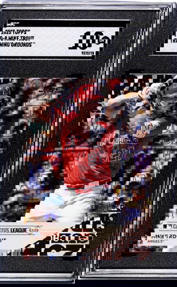 2025 Topps #TG-8 Mike Trout Training Grounds SGC 10