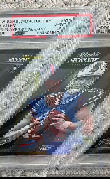 2018 Panini Player of the Day Josh Allen Rookie RC PSA 9