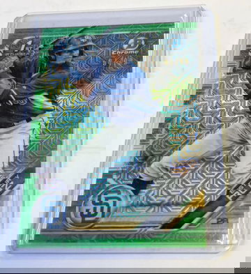 2019 Bowman Chrome 1st GREEN MEGA REFRACTOR! ESTEURY RUIZ!! OAKLAND As # /99! 📈