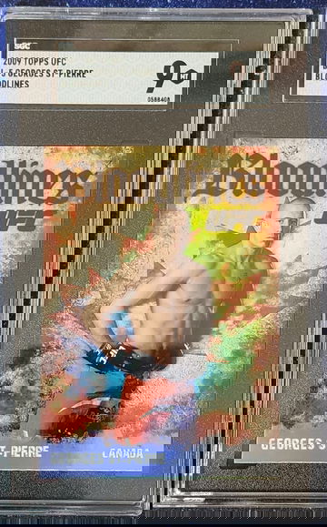 2009 Topps UFC Bloodlines Georges St-Pierre SGC Mint 9