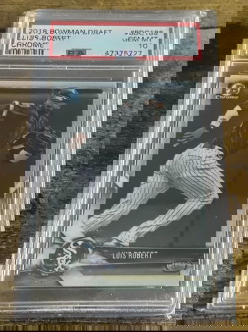 2018 Bowman Draft Chrome Luis Robert PSA 10