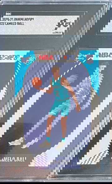 2020-21 Panini NBA Hoops LaMelo Ball Rookie RC SGC 9 