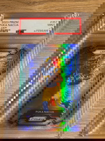 2023 Silver Prizm Puka Nacua # 357 PSA 9 Rookie Card Los Angeles Rams