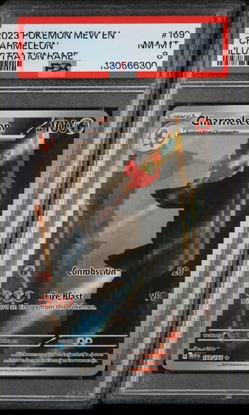 2023 Pokemon Scarlet and Violet 151 Illustration Rare Charmeleon #169 PSA 8